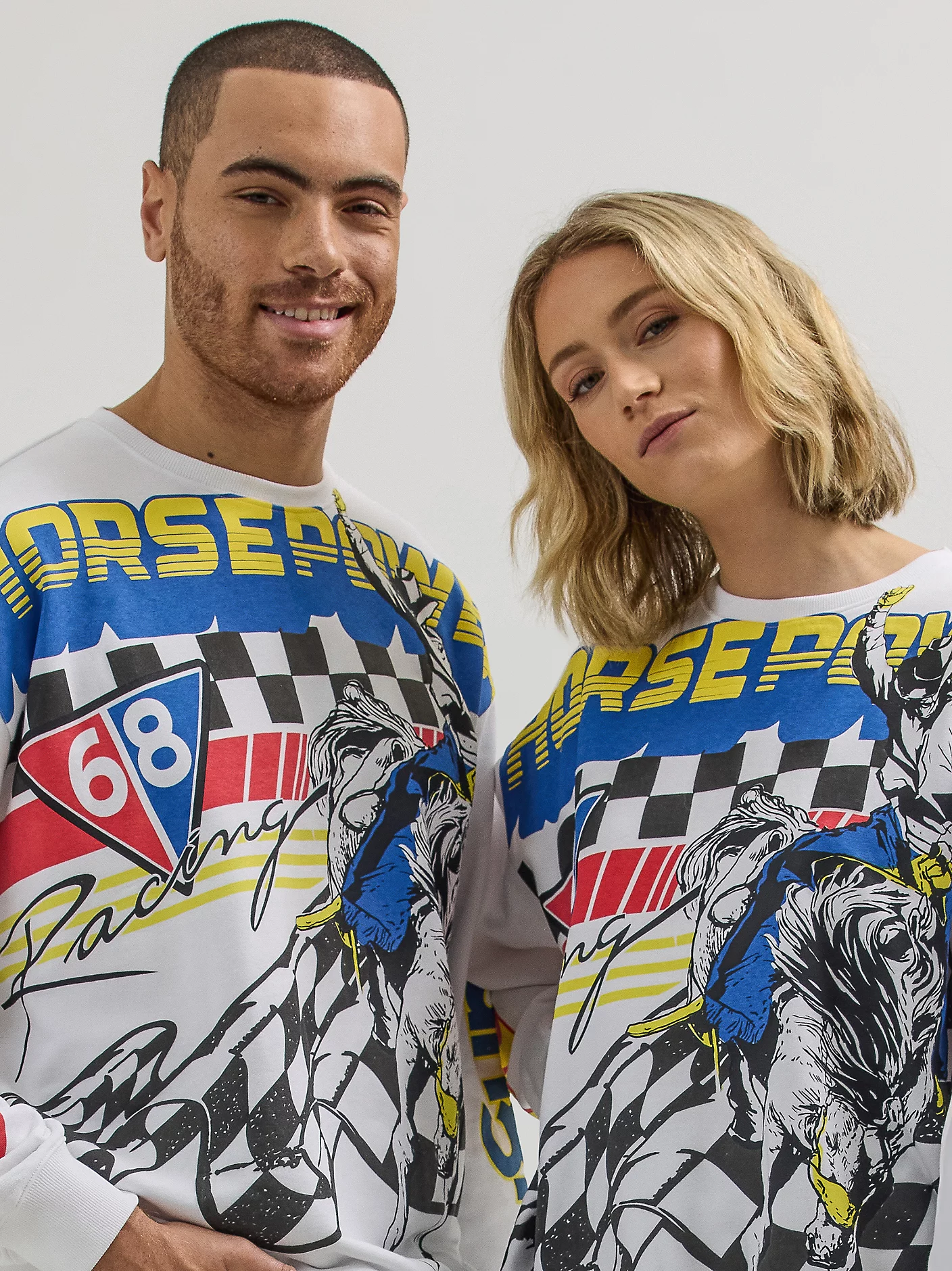 Wrangler® x Hot Wheels™ Men's Pullover Crew 3 Wrangler® x Hot Wheels™ Men's Pullover Crew