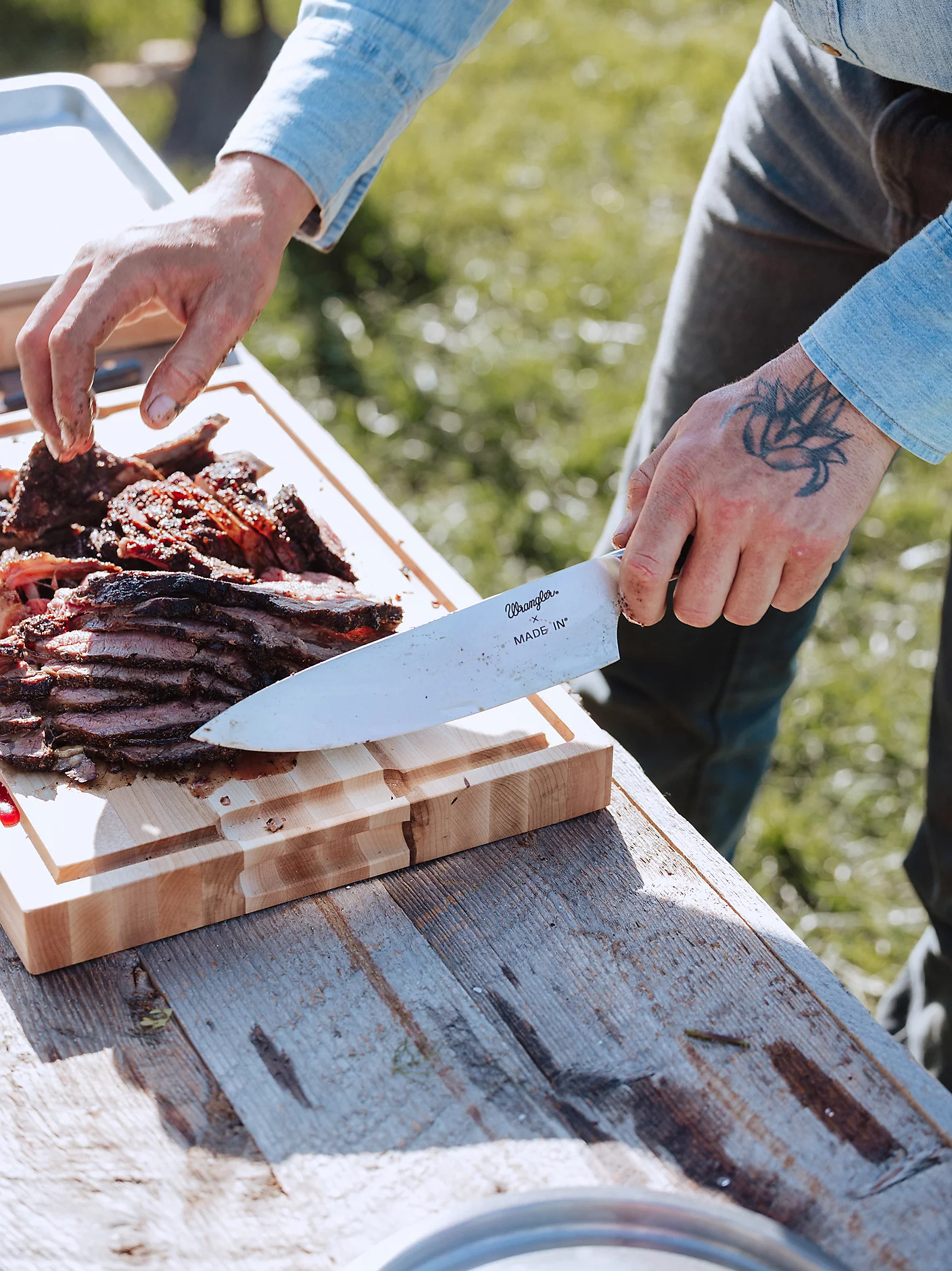 Wrangler® x Made In® Chef Knife 2 Wrangler® x Made In® Chef Knife