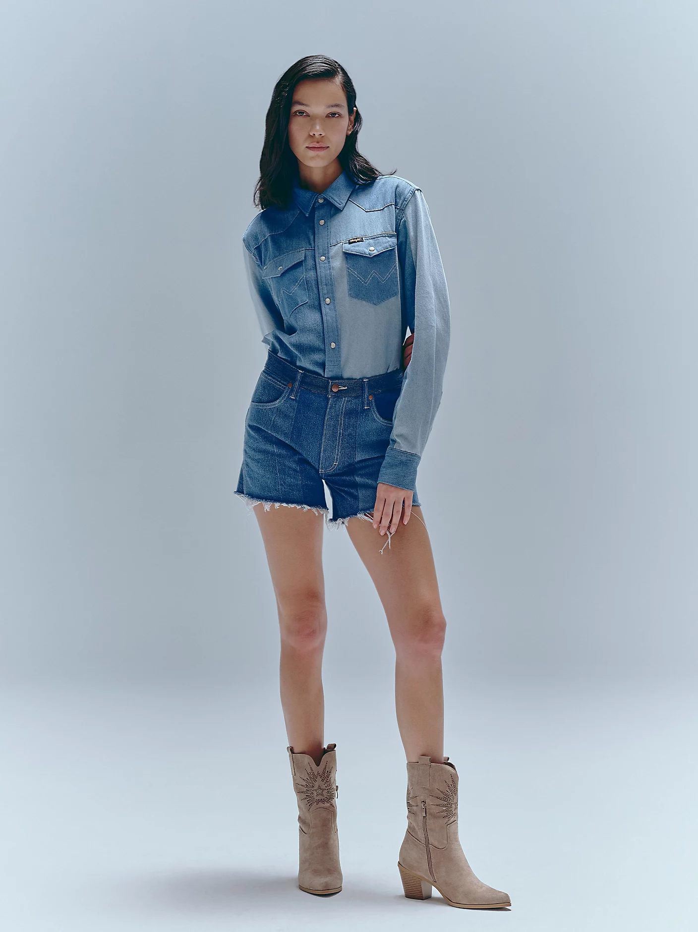 Wrangler x Beyond Retro Reworked Short