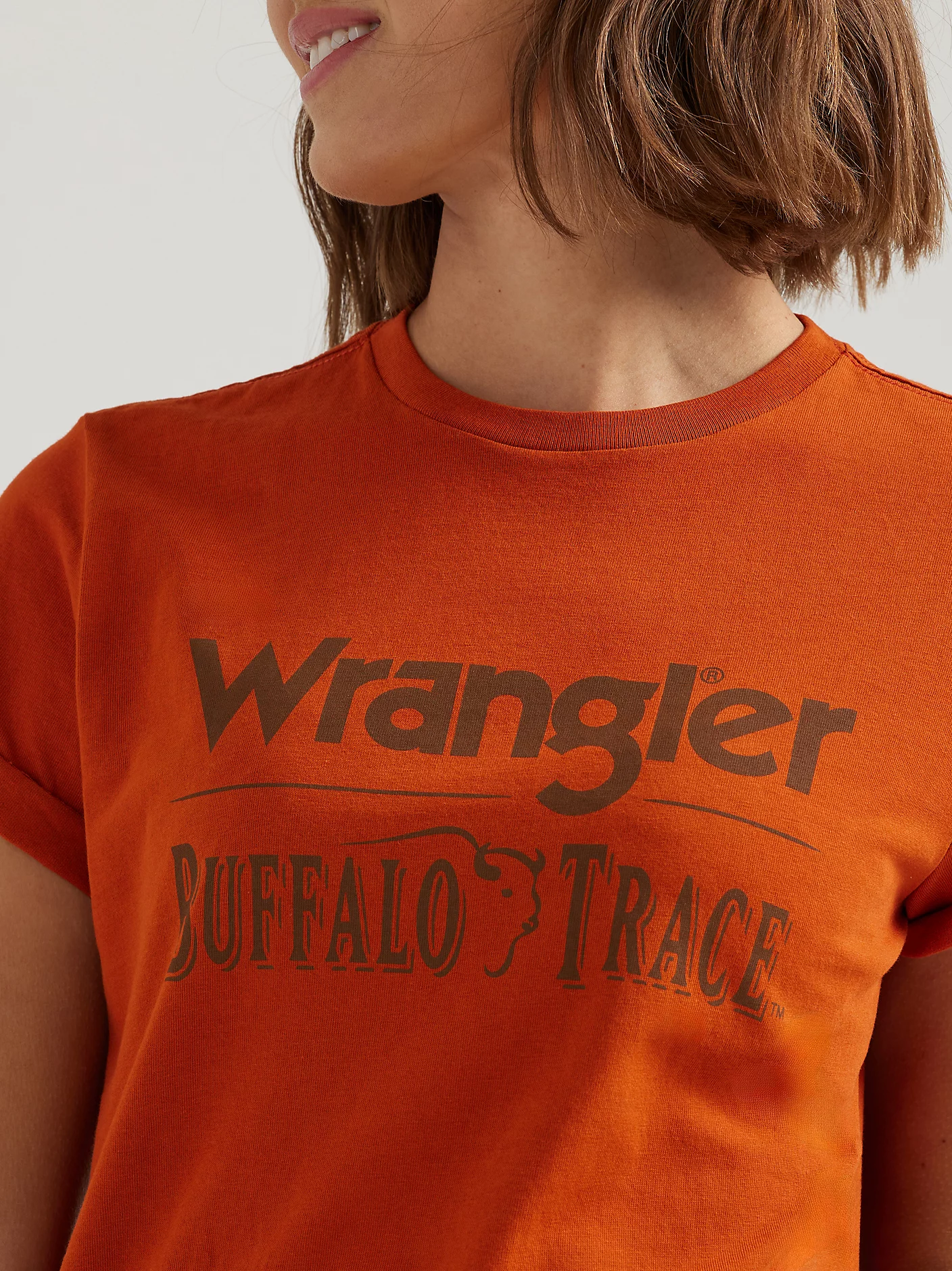 Wrangler x Buffalo Trace™ Women's Logo Tee 3 Wrangler x Buffalo Trace™ Women's Logo Tee