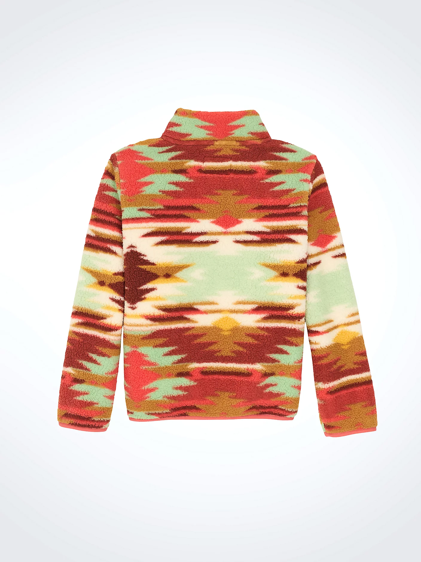 Girl's Southwest Quarter-Zip Sherpa Pullover 2 Girl's Southwest Quarter-Zip Sherpa Pullover