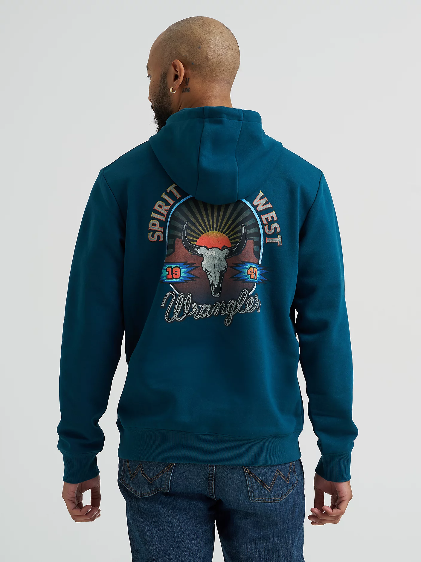 Men's Desert Logo Graphic Hoodie 1 Men's Desert Logo Graphic Hoodie