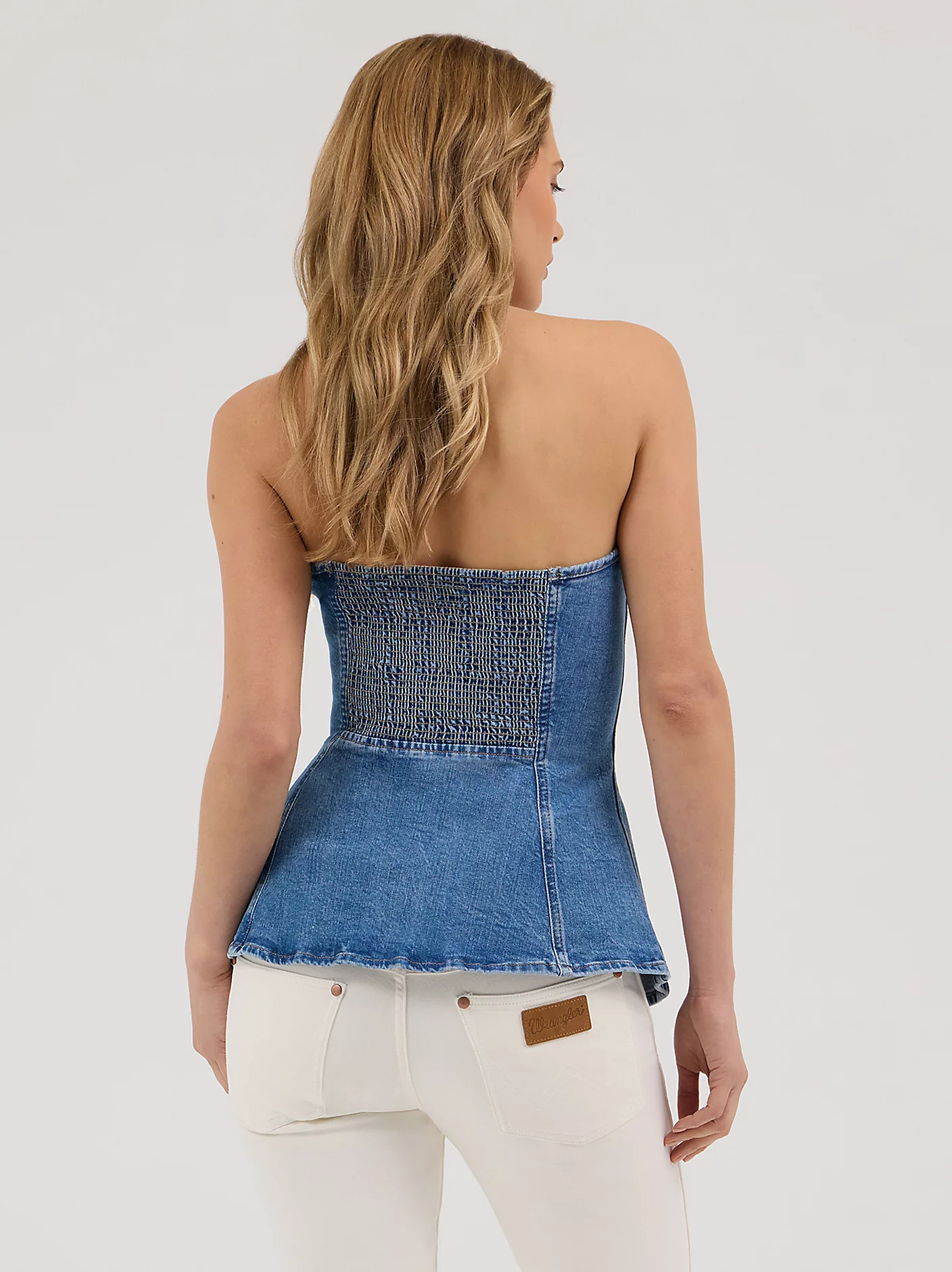 Women's Denim Bustier 3 Women's Denim Bustier