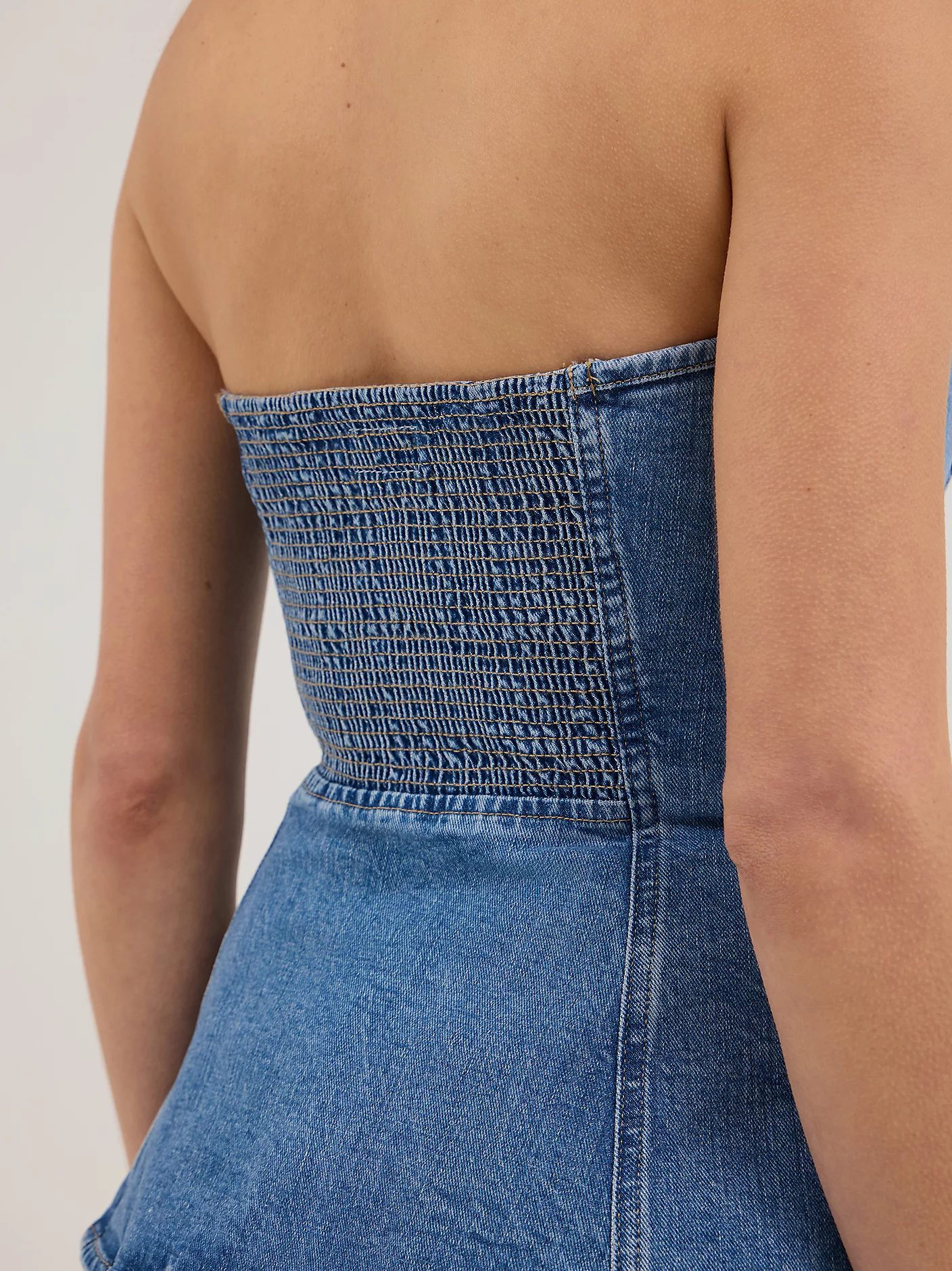 Women's Denim Bustier 4 Women's Denim Bustier