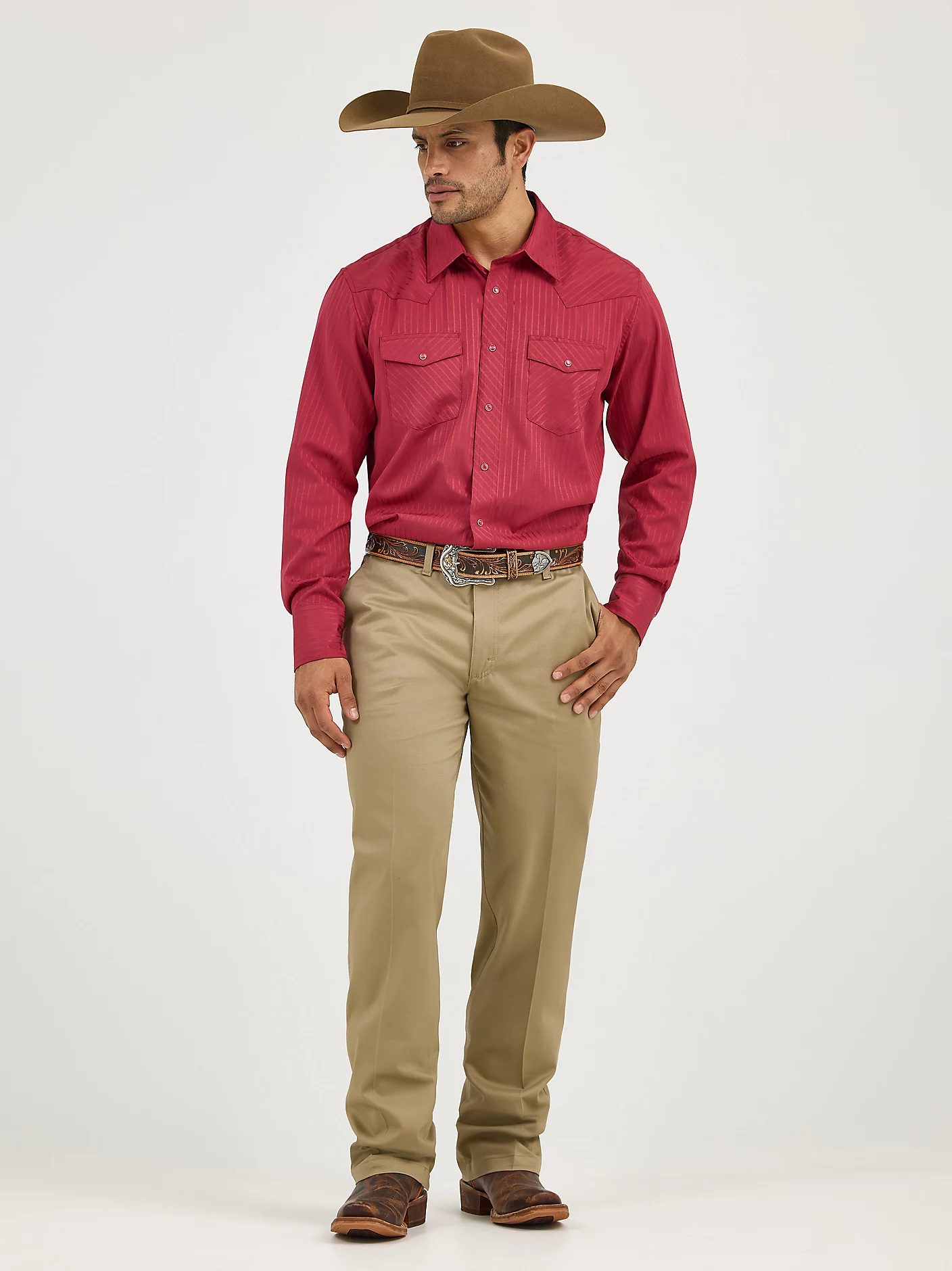 Men's Wrangler Casuals&reg; Flat Front Relaxed Fit Pants