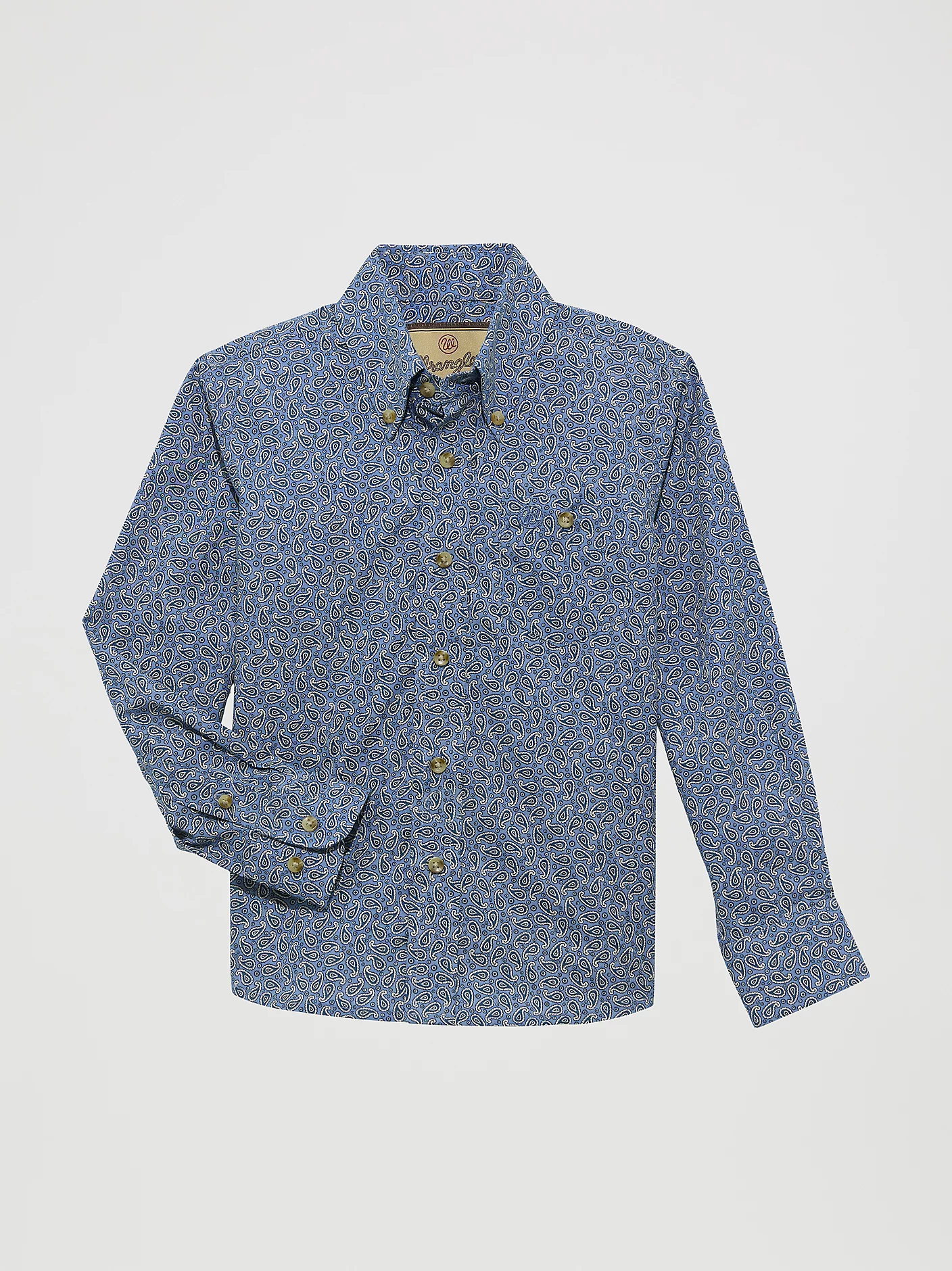 Boy's Classic Button-Down Print Shirt