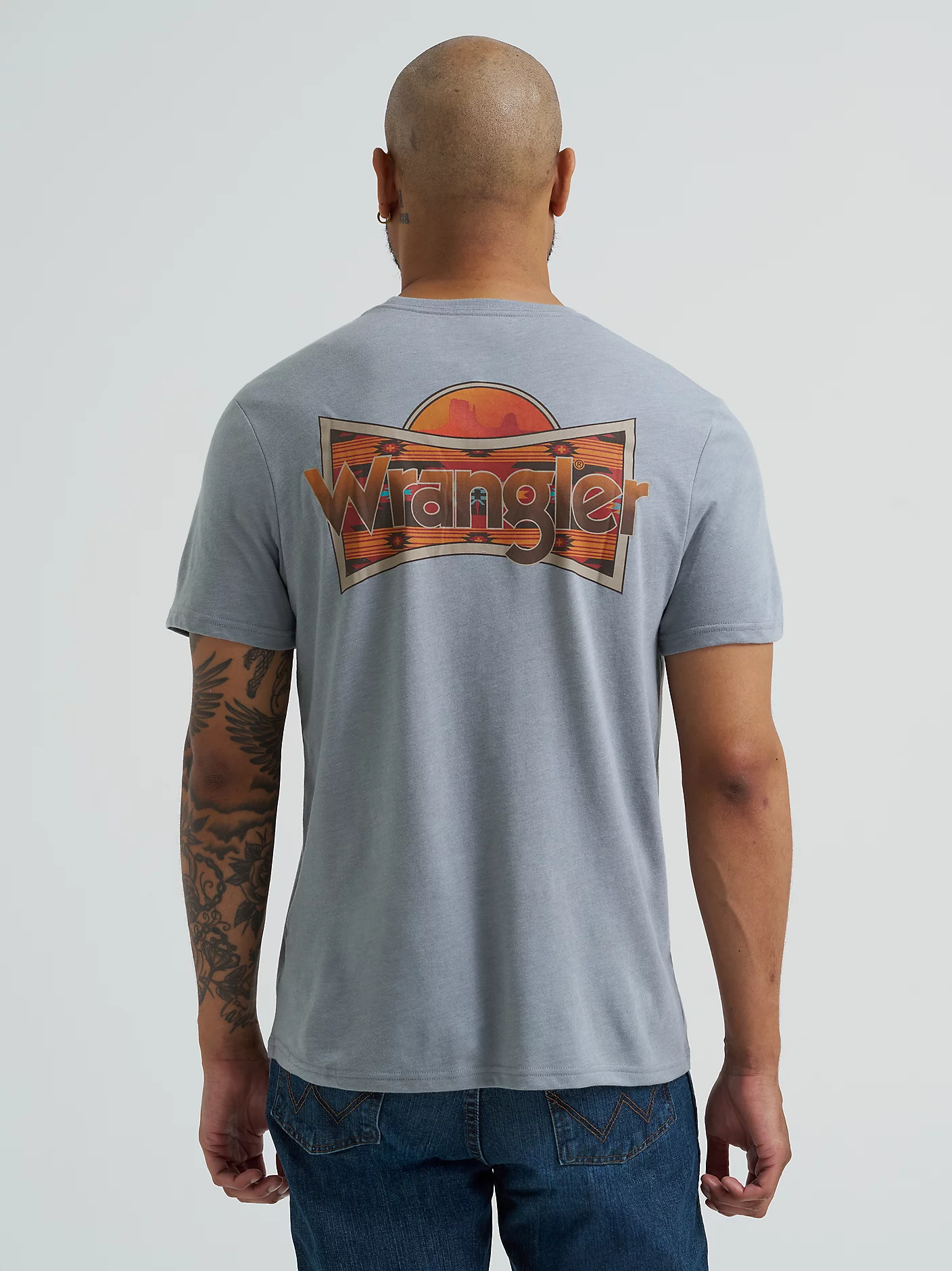 Men's Wrangler Back Graphic T-Shirt 1 Men's Wrangler Back Graphic T-Shirt