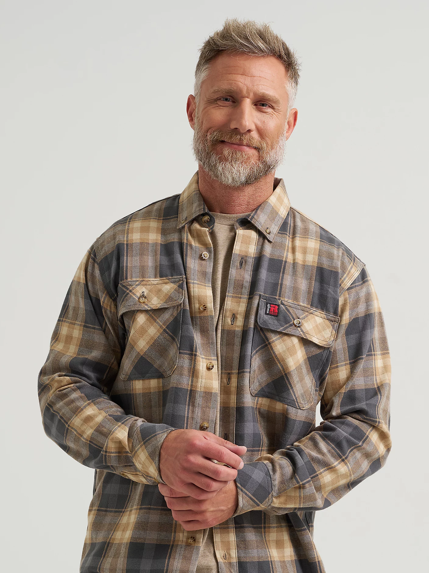 Wrangler® RIGGS Workwear® Flannel Foreman Plaid Work Shirt 2 Wrangler® RIGGS Workwear® Flannel Foreman Plaid Work Shirt