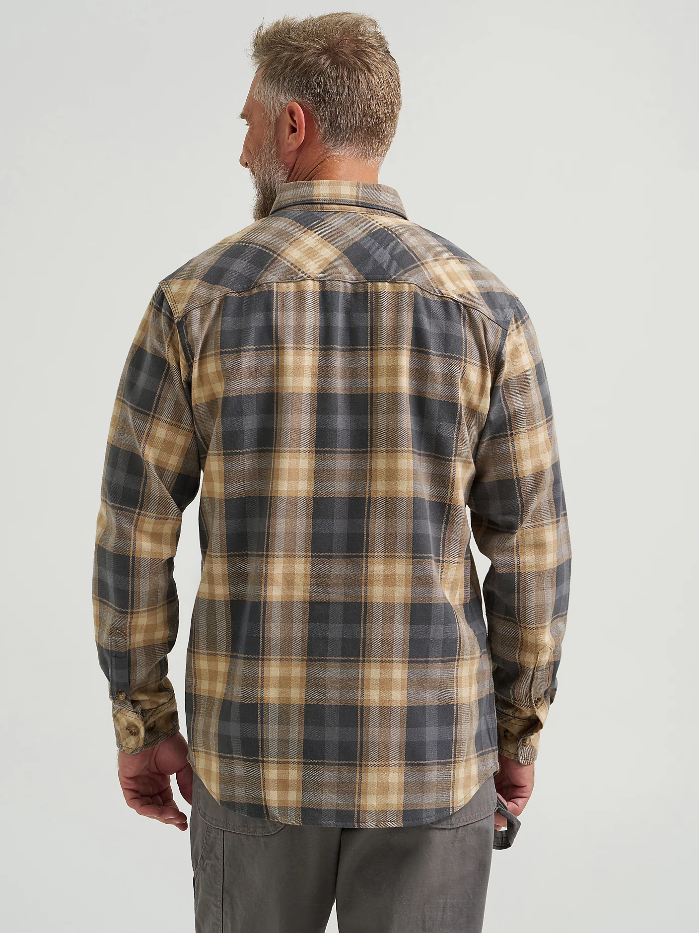 Wrangler® RIGGS Workwear® Flannel Foreman Plaid Work Shirt 3 Wrangler® RIGGS Workwear® Flannel Foreman Plaid Work Shirt